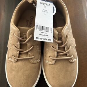 OshKosh B'gosh Tan Toddler Sneakers